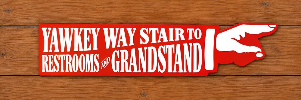 Fenway Park Yawkey Way Stair Sign Boston Massachusetts Baseball Red Sox Stadium